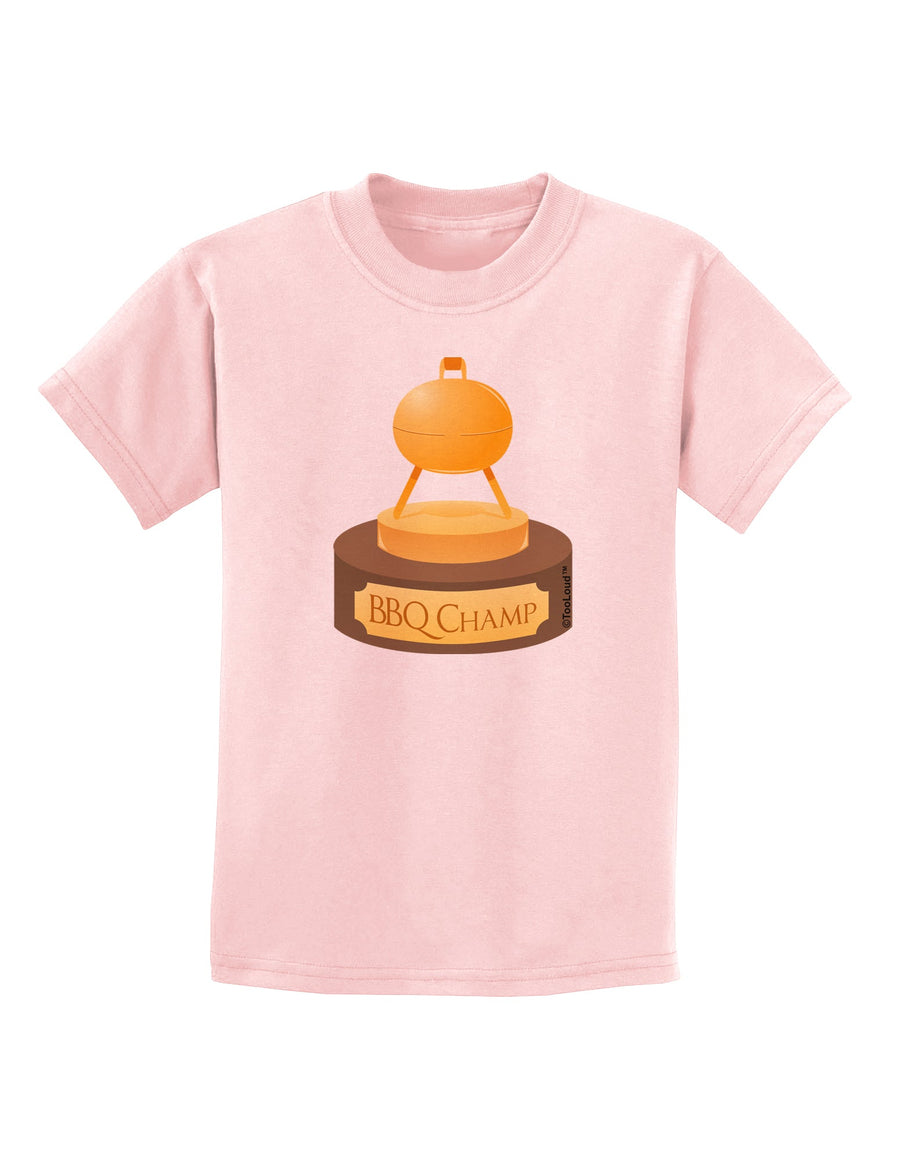 BBQ Champ - Golden Grill Trophy Childrens T-Shirt by TooLoud-Childrens T-Shirt-TooLoud-White-X-Small-Davson Sales