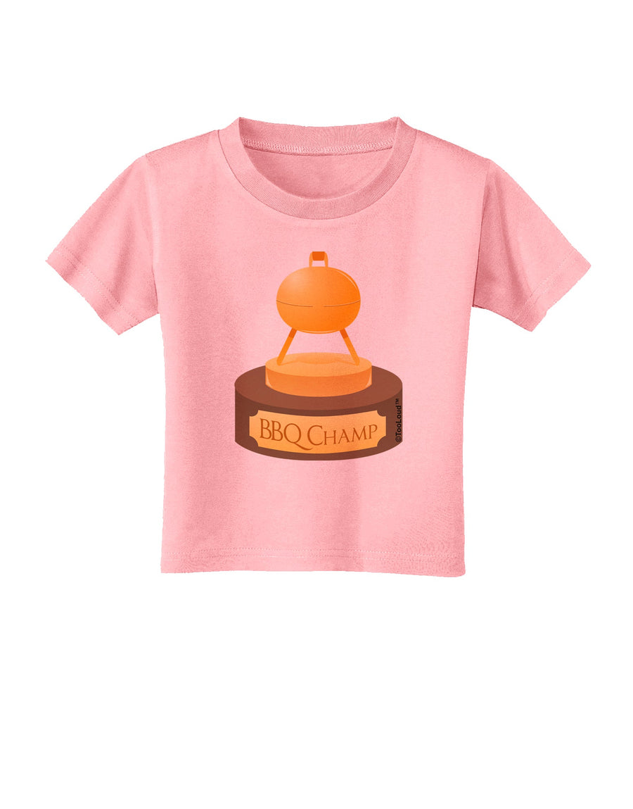 BBQ Champ - Golden Grill Trophy Toddler T-Shirt by TooLoud-Toddler T-Shirt-TooLoud-White-2T-Davson Sales