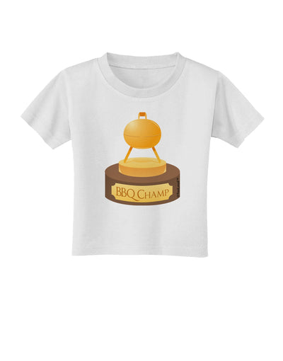 BBQ Champ - Golden Grill Trophy Toddler T-Shirt by TooLoud-Toddler T-Shirt-TooLoud-White-2T-Davson Sales