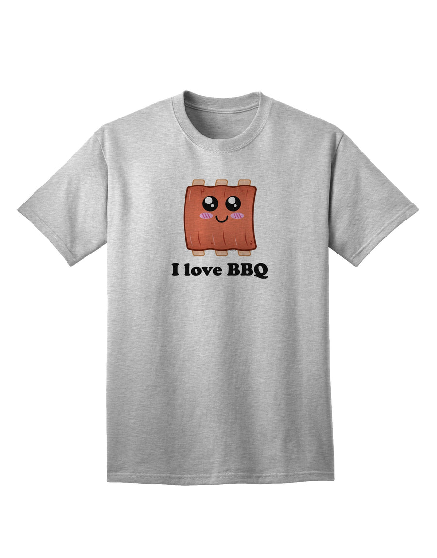 BBQ Ribs Adult T-Shirt - A Delectable Delight for Barbecue Enthusiasts-Mens T-shirts-TooLoud-White-Small-Davson Sales