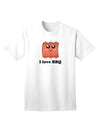 BBQ Ribs Adult T-Shirt - A Delectable Delight for Barbecue Enthusiasts-Mens T-shirts-TooLoud-White-Small-Davson Sales