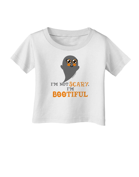 BOOtiful Ghost Orange Infant T-Shirt-Infant T-Shirt-TooLoud-White-18-Months-Davson Sales