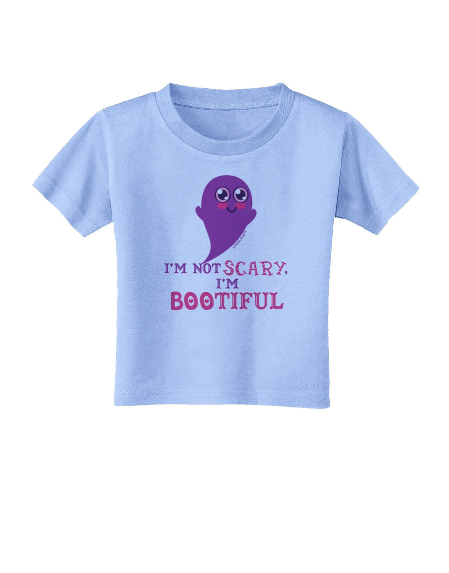 BOOtiful Ghost Purple Toddler T-Shirt-Toddler T-Shirt-TooLoud-White-4T-Davson Sales