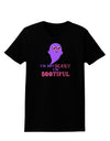 BOOtiful Ghost Purple Womens Dark T-Shirt-TooLoud-Black-XXX-Large-Davson Sales