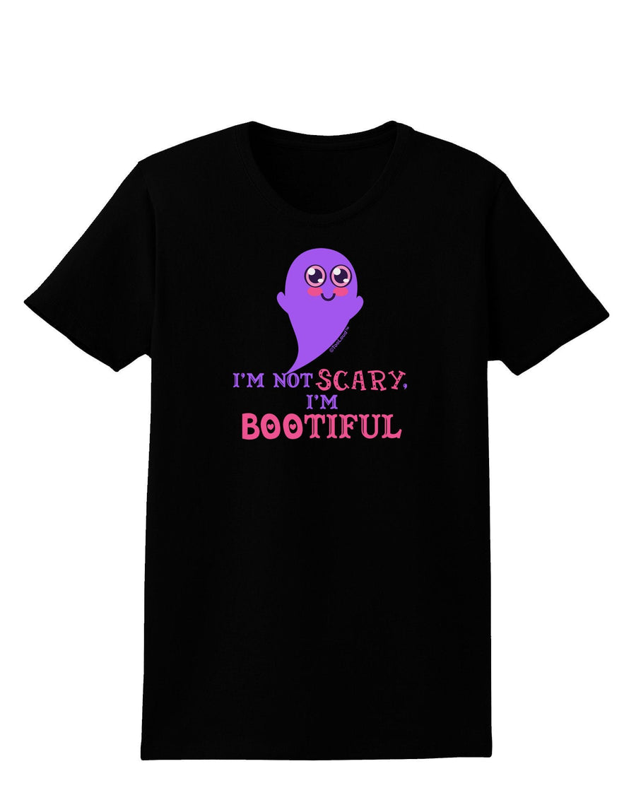 BOOtiful Ghost Purple Womens Dark T-Shirt-TooLoud-Black-XXX-Large-Davson Sales