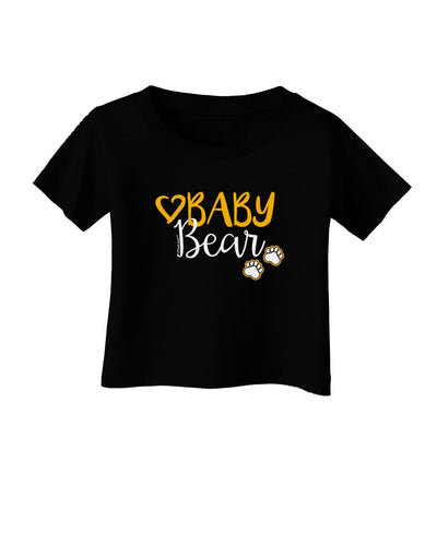 Baby Bear Paws Infant T-Shirt Dark-Infant T-Shirt-TooLoud-Black-18-Months-Davson Sales