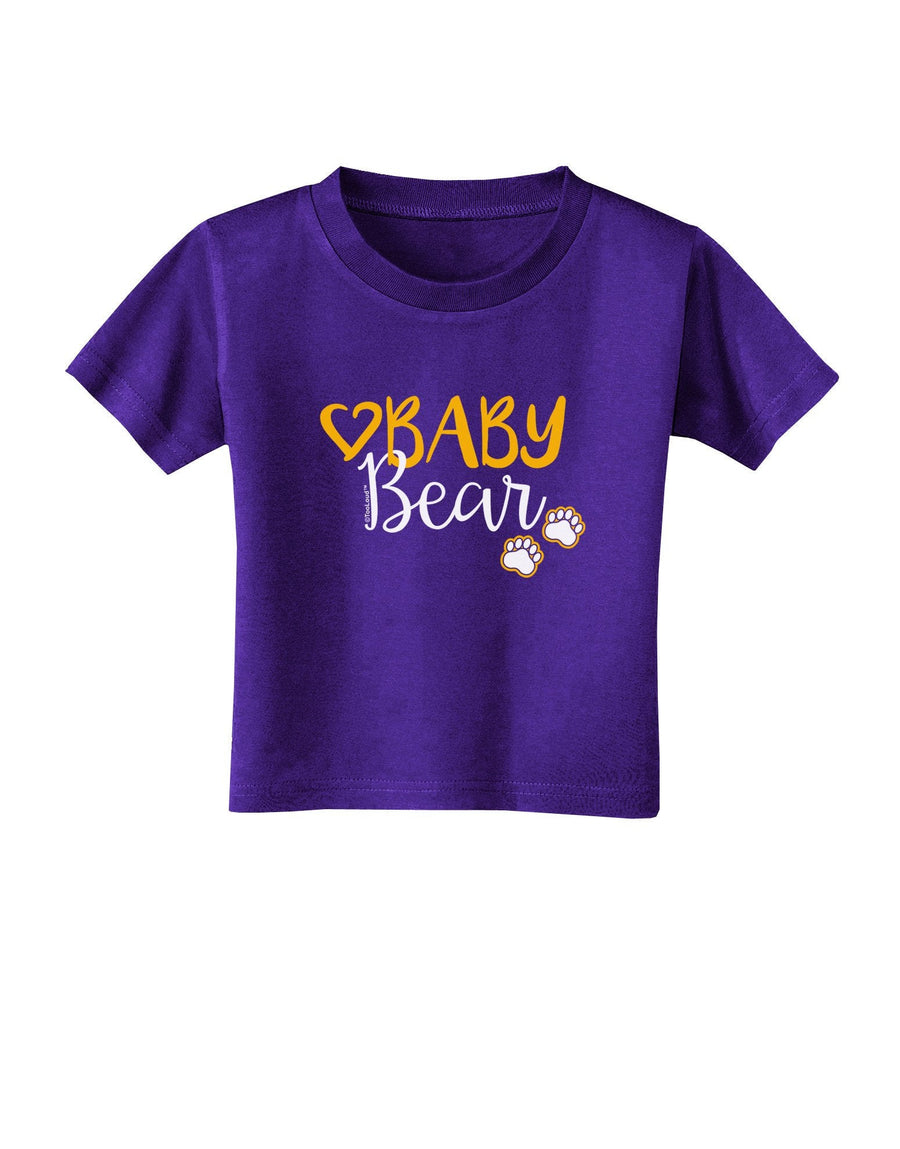 Baby Bear Paws Toddler T-Shirt Dark-Toddler T-Shirt-TooLoud-Clover-Green-4T-Davson Sales