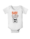 Baby Boo Ghostie Baby Romper Bodysuit White 18 Months Tooloud