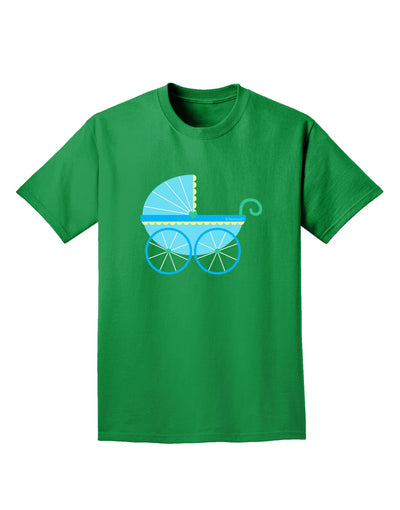 Baby Boy Carriage Adult Dark T-Shirt-Mens T-Shirt-TooLoud-Kelly-Green-Small-Davson Sales