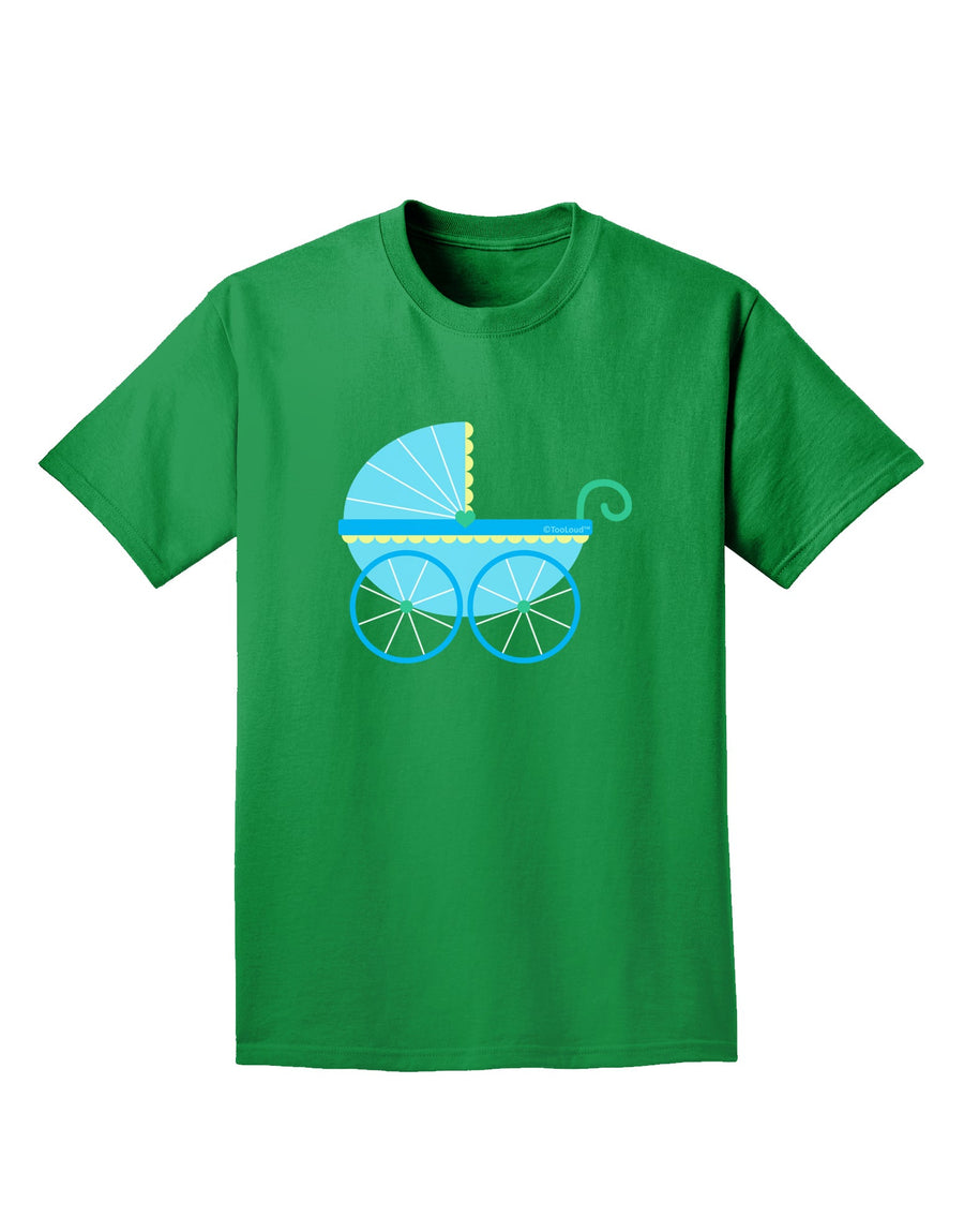 Baby Boy Carriage Adult Dark T-Shirt-Mens T-Shirt-TooLoud-Purple-Small-Davson Sales