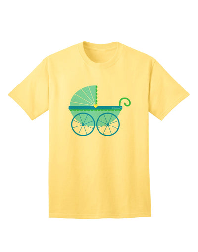 Baby Boy Carriage Adult T-Shirt-Mens T-Shirt-TooLoud-Yellow-Small-Davson Sales