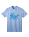 Baby Boy Carriage Adult T-Shirt-Mens T-Shirt-TooLoud-Light-Blue-Small-Davson Sales