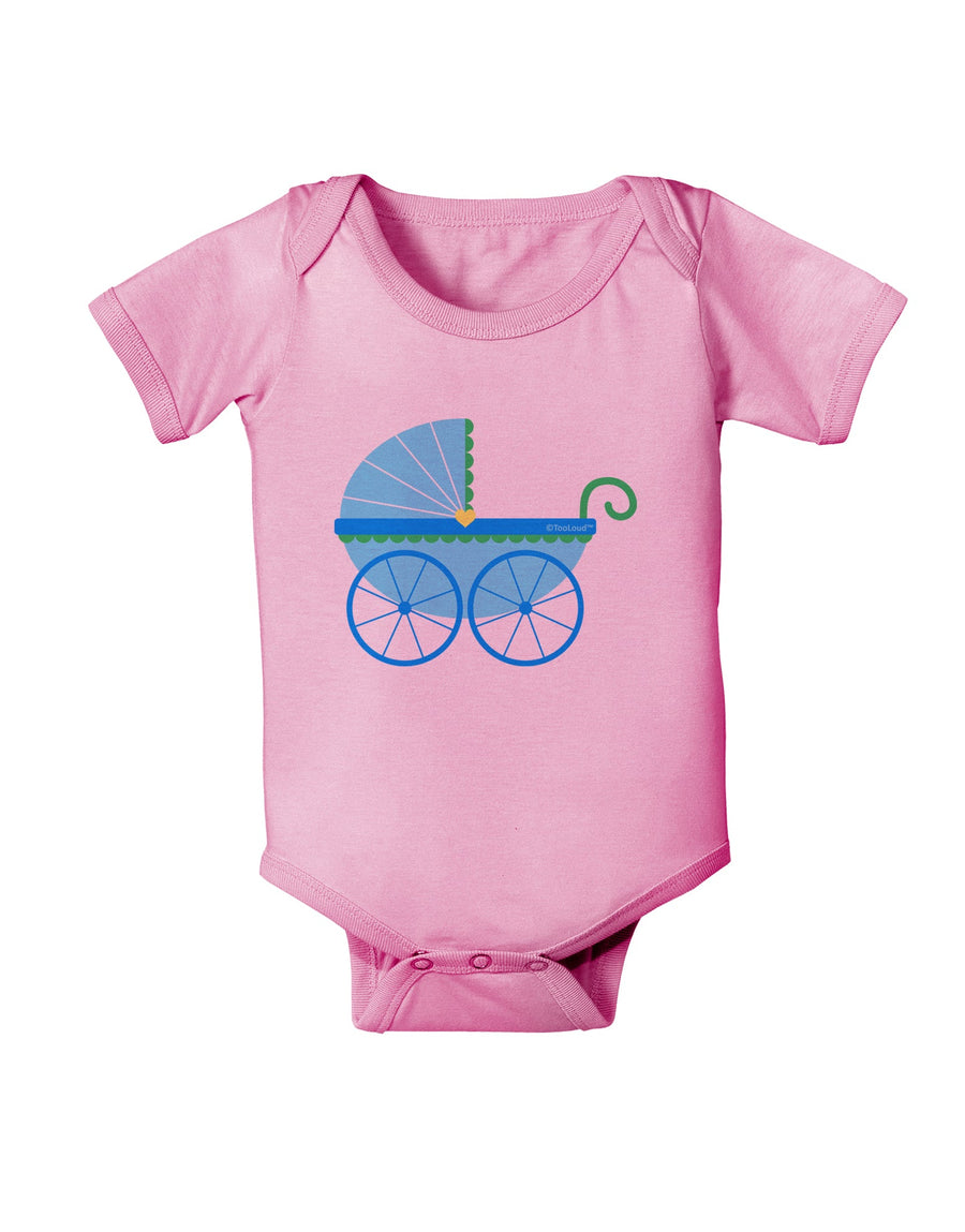 Baby Boy Carriage Baby Romper Bodysuit-Baby Romper-TooLoud-White-06-Months-Davson Sales