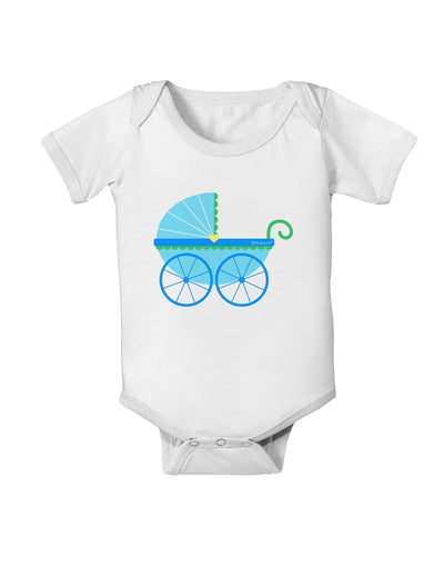 Baby Boy Carriage Baby Romper Bodysuit-Baby Romper-TooLoud-White-06-Months-Davson Sales