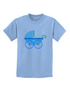 Baby Boy Carriage Childrens T-Shirt-Childrens T-Shirt-TooLoud-Light-Blue-X-Small-Davson Sales