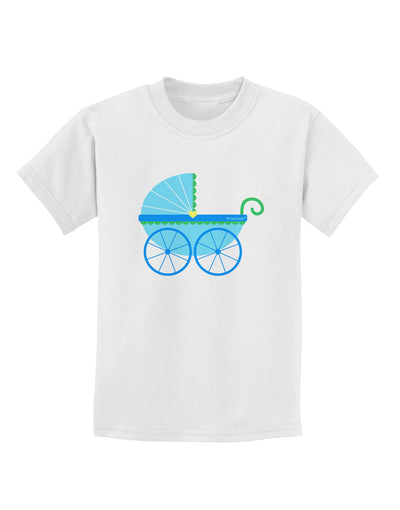 Baby Boy Carriage Childrens T-Shirt-Childrens T-Shirt-TooLoud-White-X-Small-Davson Sales