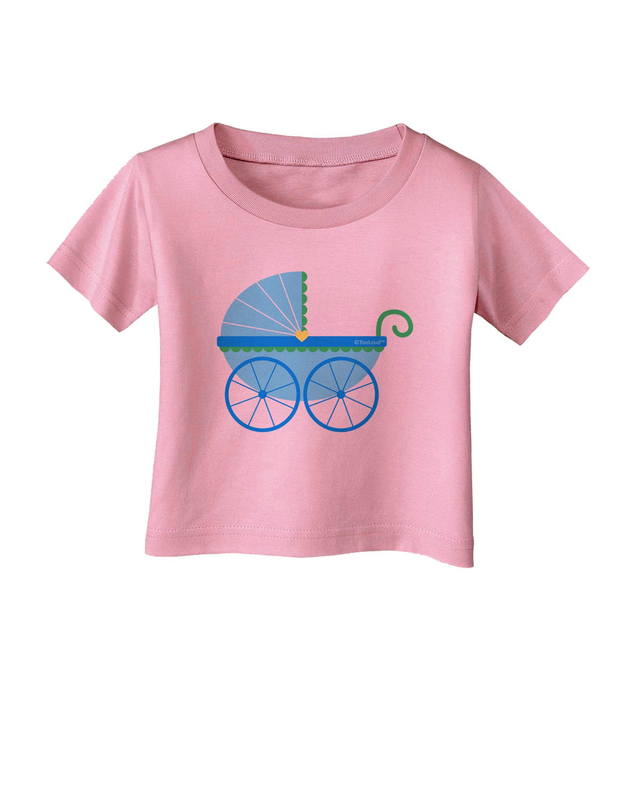 Baby Boy Carriage Infant T-Shirt-Infant T-Shirt-TooLoud-White-06-Months-Davson Sales