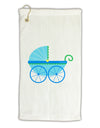 Baby Boy Carriage Micro Terry Gromet Golf Towel 16 x 25 inch-Golf Towel-TooLoud-White-Davson Sales