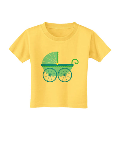 Baby Boy Carriage Toddler T-Shirt-Toddler T-Shirt-TooLoud-Yellow-2T-Davson Sales