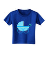 Baby Boy Carriage Toddler T-Shirt Dark-Toddler T-Shirt-TooLoud-Royal-Blue-2T-Davson Sales