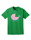 Baby Girl Carriage Adult Dark T-Shirt-Mens T-Shirt-TooLoud-Kelly-Green-Small-Davson Sales