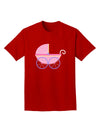 Baby Girl Carriage Adult Dark T-Shirt-Mens T-Shirt-TooLoud-Red-Small-Davson Sales