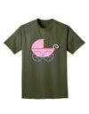 Baby Girl Carriage Adult Dark T-Shirt-Mens T-Shirt-TooLoud-Military-Green-Small-Davson Sales