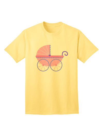 Baby Girl Carriage Adult T-Shirt-Mens T-Shirt-TooLoud-Yellow-Small-Davson Sales