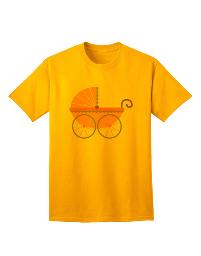 Baby Girl Carriage Adult T-Shirt-Mens T-Shirt-TooLoud-Gold-Small-Davson Sales