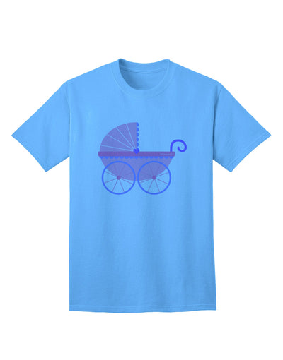 Baby Girl Carriage Adult T-Shirt-Mens T-Shirt-TooLoud-Aquatic-Blue-Small-Davson Sales