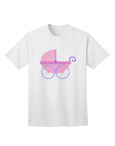 Baby Girl Carriage Adult T-Shirt-Mens T-Shirt-TooLoud-White-Small-Davson Sales