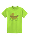 Baby Girl Carriage Childrens T-Shirt-Childrens T-Shirt-TooLoud-Lime-Green-X-Small-Davson Sales