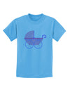 Baby Girl Carriage Childrens T-Shirt-Childrens T-Shirt-TooLoud-Aquatic-Blue-X-Small-Davson Sales