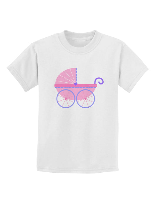 Baby Girl Carriage Childrens T-Shirt-Childrens T-Shirt-TooLoud-White-X-Small-Davson Sales