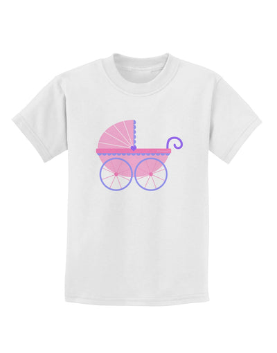 Baby Girl Carriage Childrens T-Shirt-Childrens T-Shirt-TooLoud-White-X-Small-Davson Sales