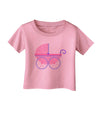 Baby Girl Carriage Infant T-Shirt-Infant T-Shirt-TooLoud-Candy-Pink-06-Months-Davson Sales