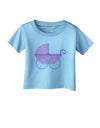 Baby Girl Carriage Infant T-Shirt-Infant T-Shirt-TooLoud-Aquatic-Blue-06-Months-Davson Sales