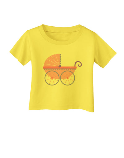 Baby Girl Carriage Infant T-Shirt-Infant T-Shirt-TooLoud-Yellow-06-Months-Davson Sales