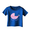 Baby Girl Carriage Infant T-Shirt Dark-Infant T-Shirt-TooLoud-Royal-Blue-06-Months-Davson Sales