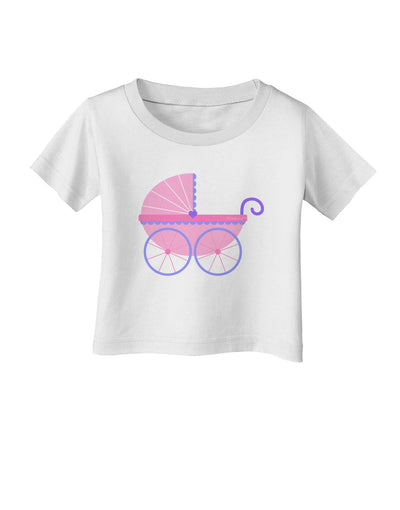 Baby Girl Carriage Infant T-Shirt-Infant T-Shirt-TooLoud-White-06-Months-Davson Sales