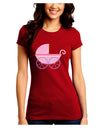 Baby Girl Carriage Juniors Crew Dark T-Shirt-T-Shirts Juniors Tops-TooLoud-Red-Juniors Fitted Small-Davson Sales