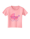 Baby Girl Carriage Toddler T-Shirt-Toddler T-Shirt-TooLoud-Candy-Pink-2T-Davson Sales