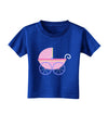 Baby Girl Carriage Toddler T-Shirt Dark-Toddler T-Shirt-TooLoud-Royal-Blue-2T-Davson Sales