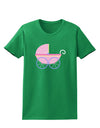 Baby Girl Carriage Womens Dark T-Shirt-TooLoud-Kelly-Green-X-Small-Davson Sales