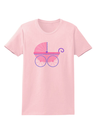 Baby Girl Carriage Womens T-Shirt-Womens T-Shirt-TooLoud-PalePink-X-Small-Davson Sales