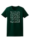 Baby It's Cold Outside Falling Snowflakes - Christmas Womens Dark T-Shirt-TooLoud-Forest-Green-Small-Davson Sales