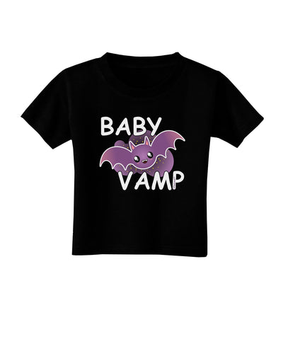 Baby Vamp Toddler T-Shirt Dark by TooLoud-Toddler T-Shirt-TooLoud-Black-2T-Davson Sales