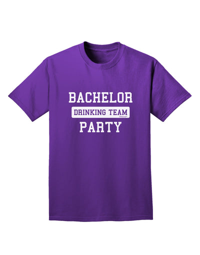 Bachelor Party Drinking Team Adult Dark T-Shirt-Mens T-Shirt-TooLoud-Purple-Small-Davson Sales