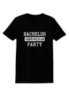 Bachelor Party Drinking Team - Distressed Womens Dark T-Shirt-TooLoud-Black-X-Small-Davson Sales