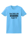 Bachelor Party Drinking Team - Distressed Womens T-Shirt-Womens T-Shirt-TooLoud-Aquatic-Blue-X-Small-Davson Sales